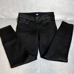 Paige Vendugo Black Skinny Stretch Western Concert Rock-n-Roll Jeans Size 26
